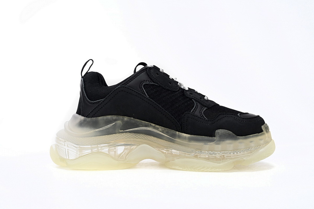 W0901 0823 Balenciaga Triple S Black Crystal