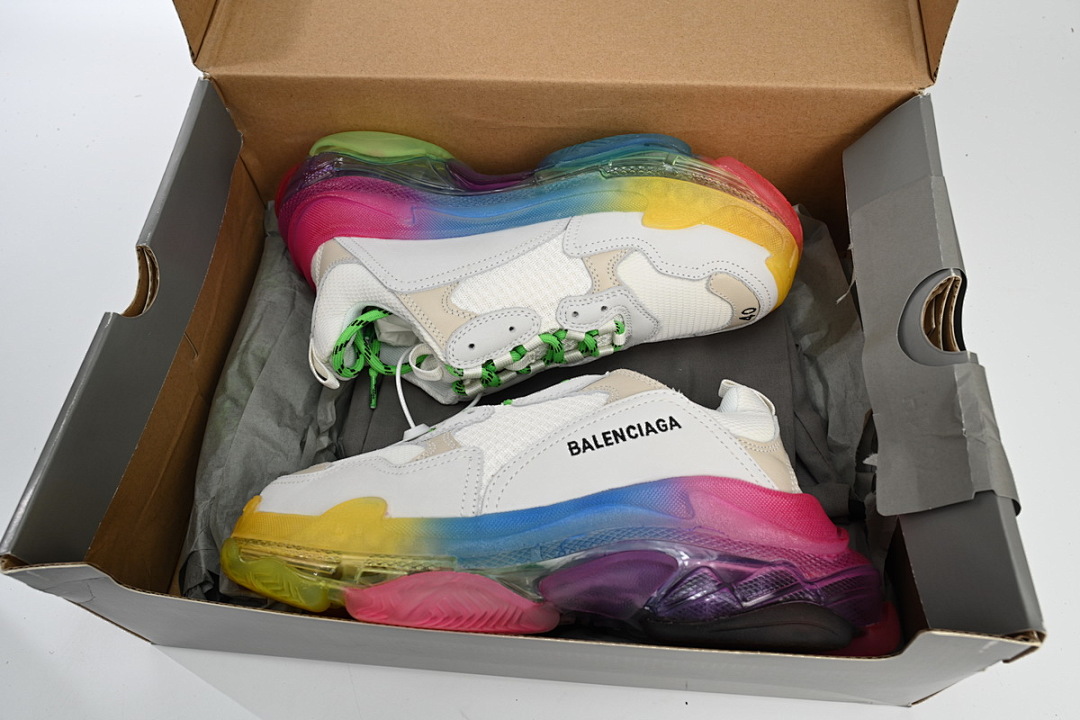 W09E1 1895 Balenciaga Triple S Rainbow