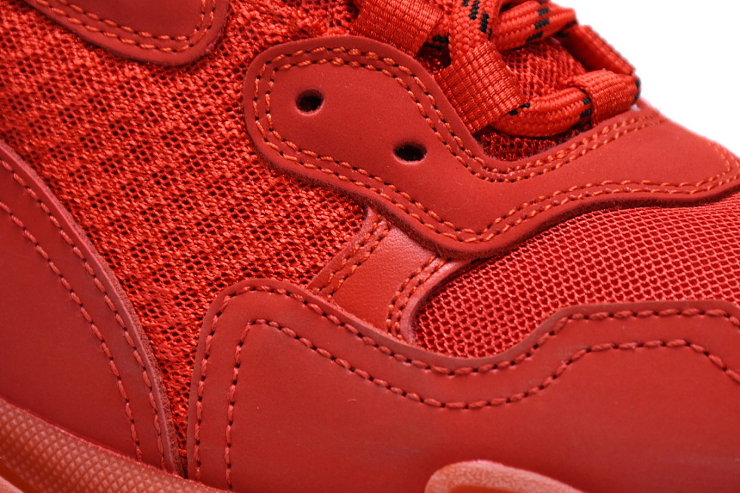 W09O1 6500 Balenciaga Triple S Dark Red