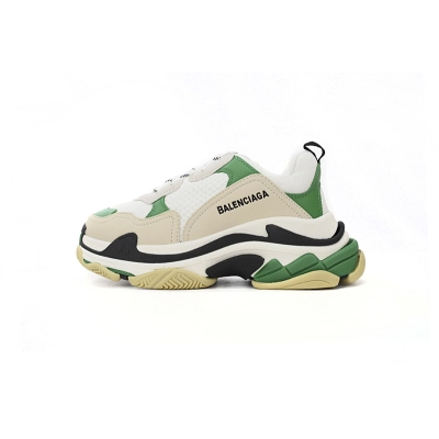 Balenciaga Black And White Green W09O1 9090 01