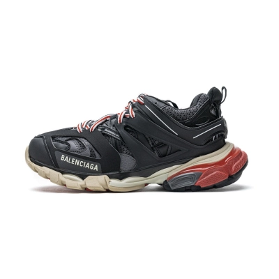 Balenciaga Track Open Negro Rojo Beige 542436 W1GB7 1000 01