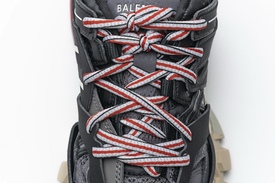 Balenciaga Track Open Negro, Rojo, Beige 542436 W1GB7 1000