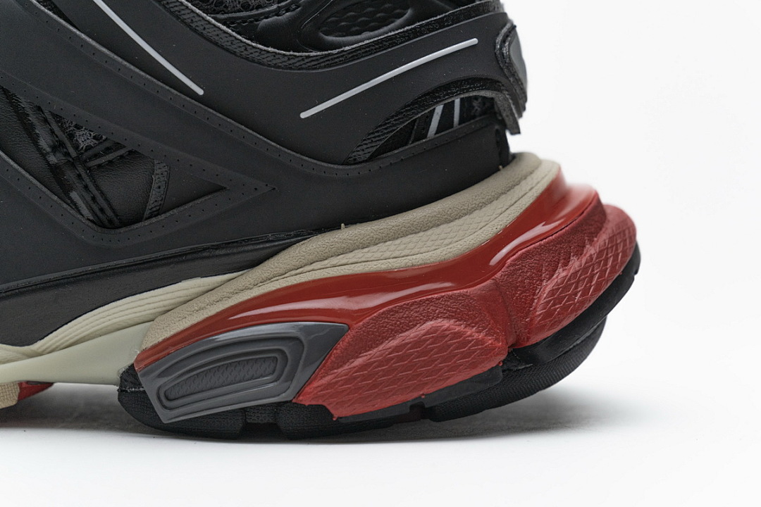Balenciaga Track Open Negro, Rojo, Beige 542436 W1GB7 1000