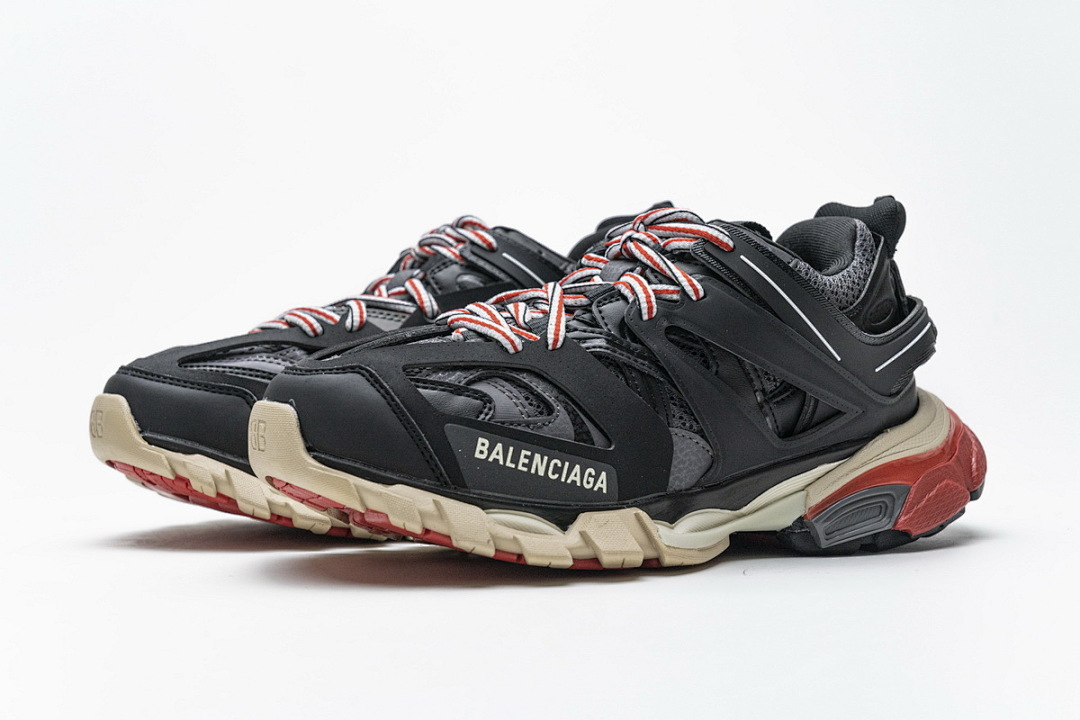 Balenciaga Track Open Negro, Rojo, Beige 542436 W1GB7 1000