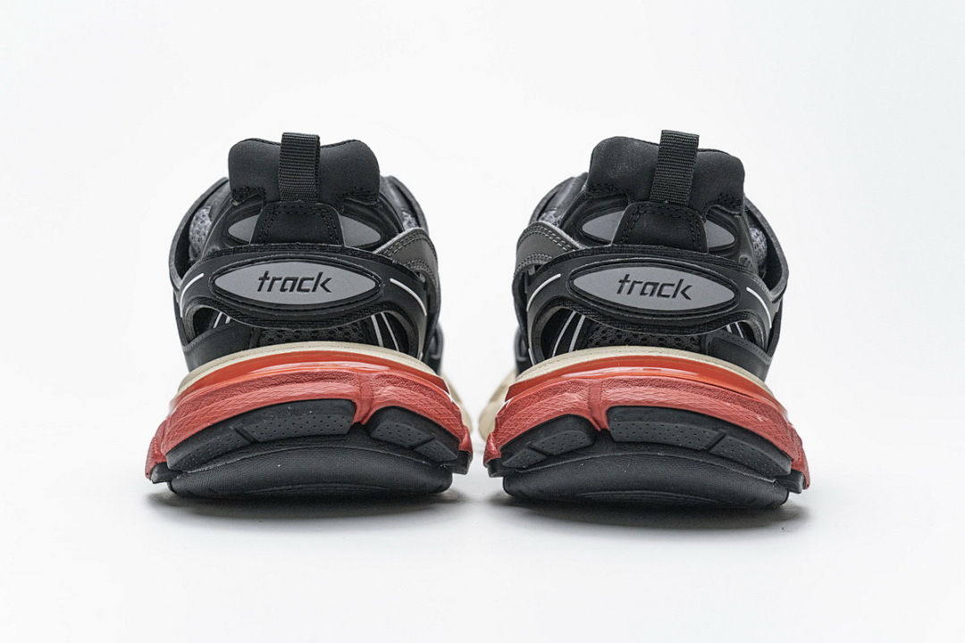 Balenciaga Track Open Negro, Rojo, Beige 542436 W1GB7 1000