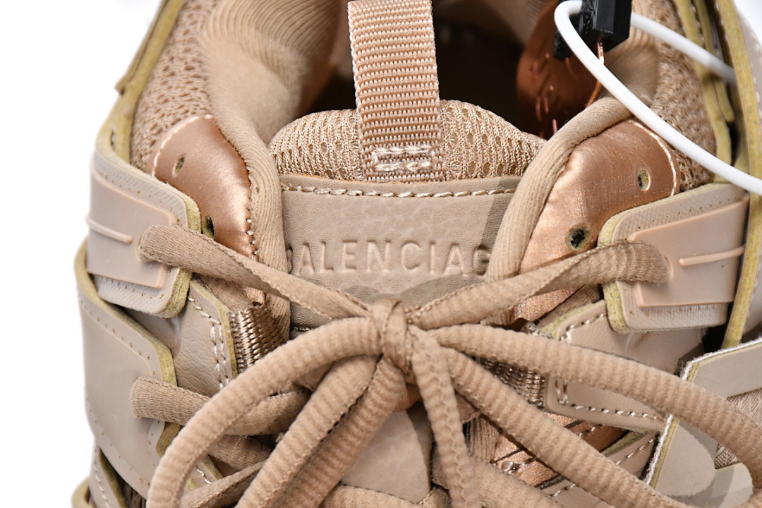 Zapatillas deportivas Balenciaga Track, color beige, marrón claro y negro, W1GB1 2154