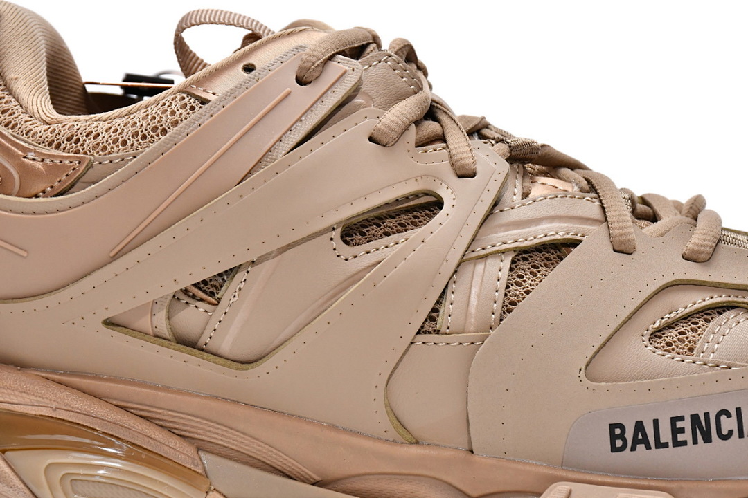 Zapatillas deportivas Balenciaga Track, color beige, marrón claro y negro, W1GB1 2154