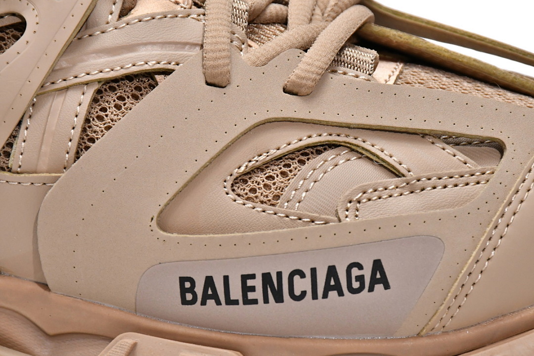 Zapatillas deportivas Balenciaga Track, color beige, marrón claro y negro, W1GB1 2154