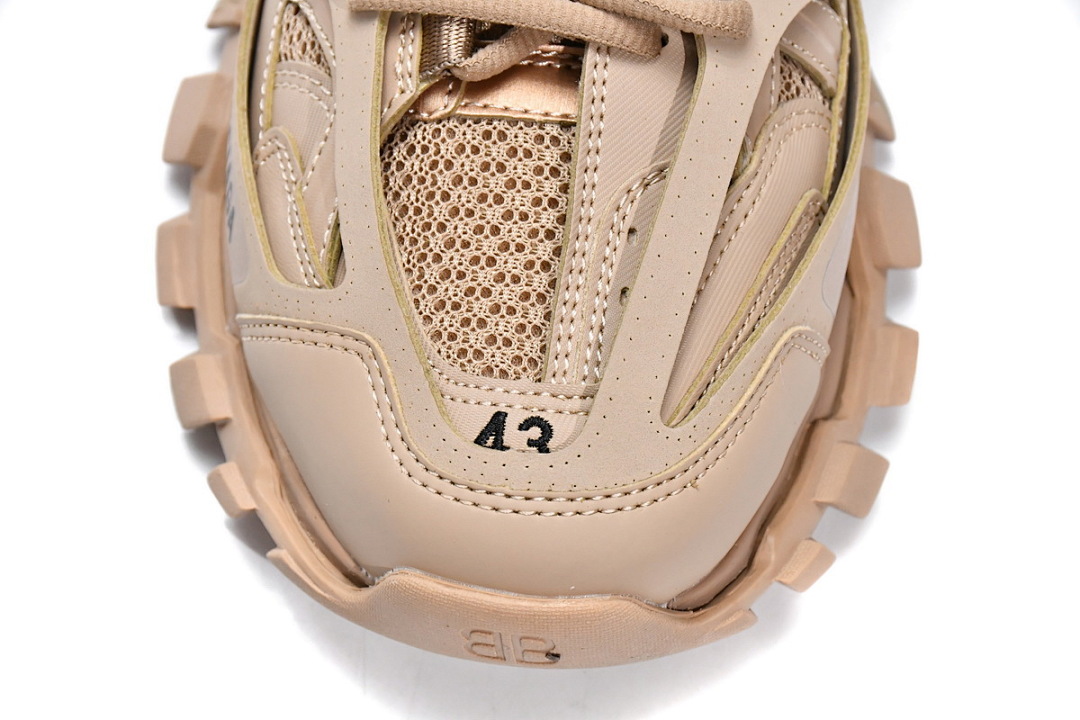 Zapatillas deportivas Balenciaga Track, color beige, marrón claro y negro, W1GB1 2154