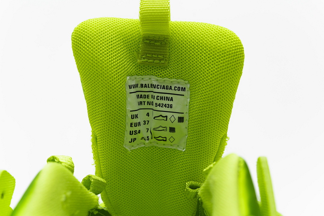 Zapatillas deportivas Balenciaga Track, amarillo fluorescente, W1GB7, 2014