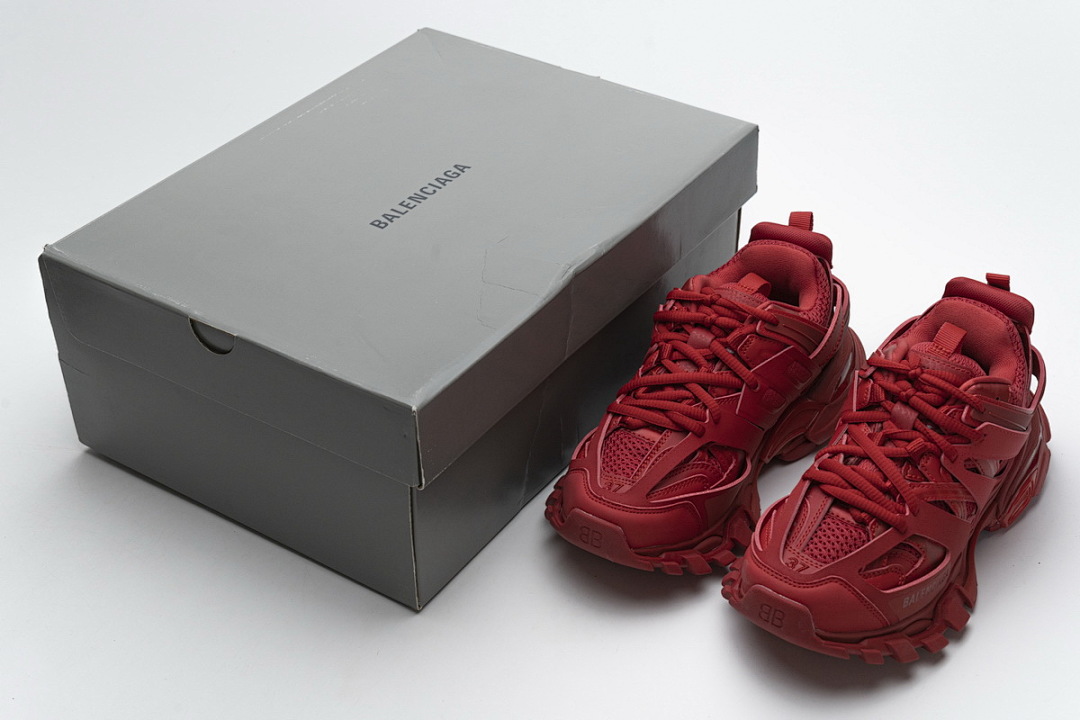 Baskets de sport Balenciaga « Track » rouges W1GB7 2017