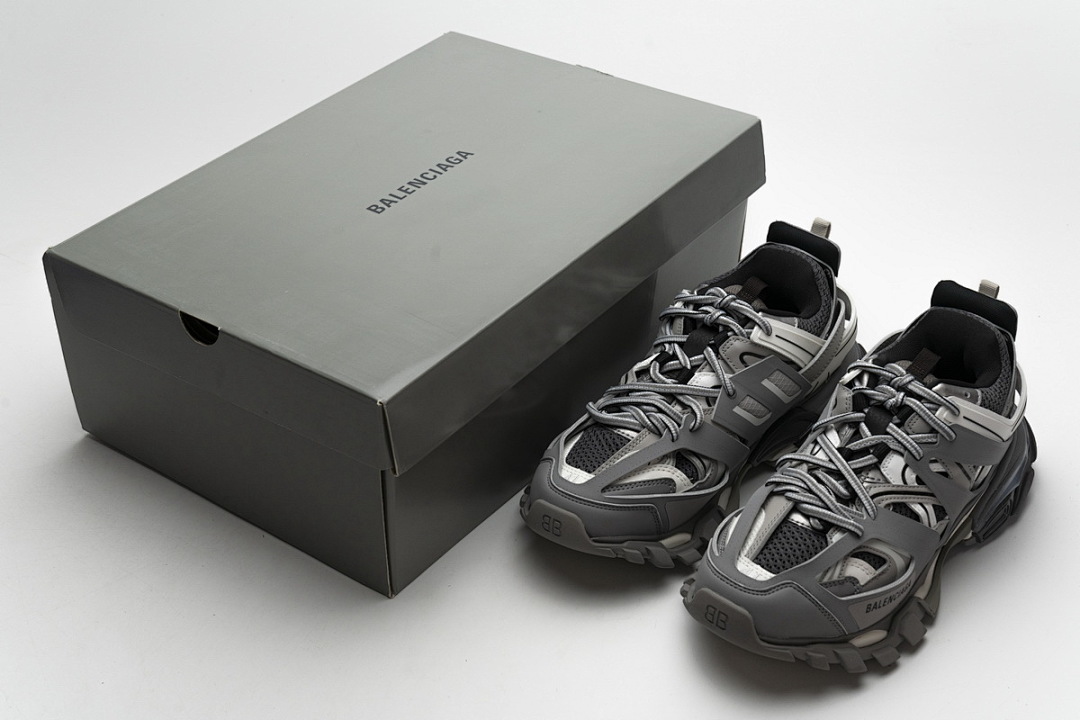 Tênis Balenciaga Track Cinza, Branco Sujo, Preto W1GB7 2018