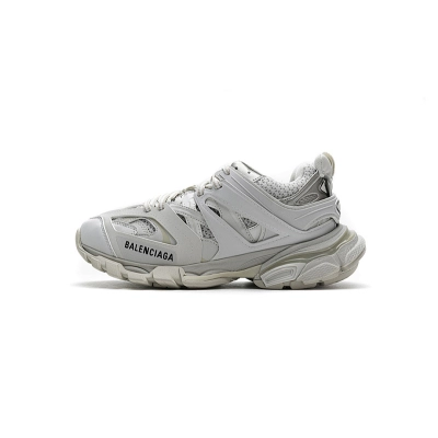 Zapatillas deportivas Balenciaga Track, blanco, gris y plateado, W1GB7 6509 01