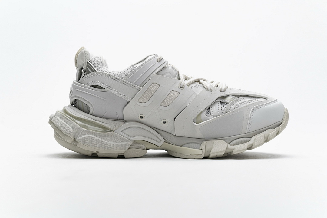 Zapatillas deportivas Balenciaga Track, blanco, gris y plateado, W1GB7 6509