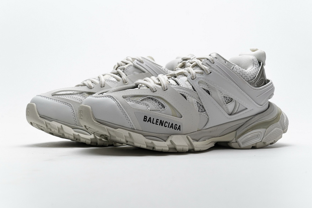 Zapatillas deportivas Balenciaga Track, blanco, gris y plateado, W1GB7 6509