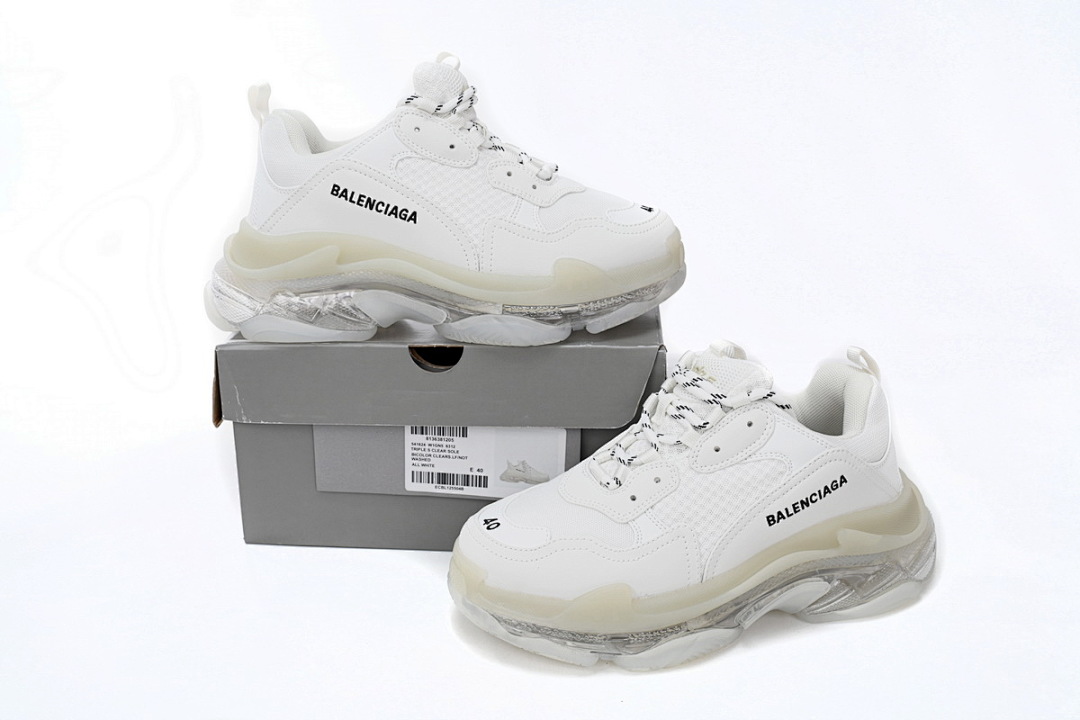 W1GN5 6312 Balenciaga Triple S White