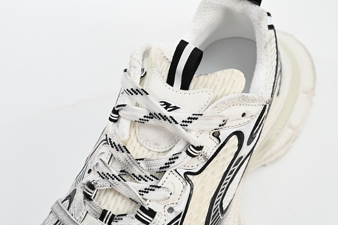 Balenciaga Silver Rice White Black W1RB5 0352