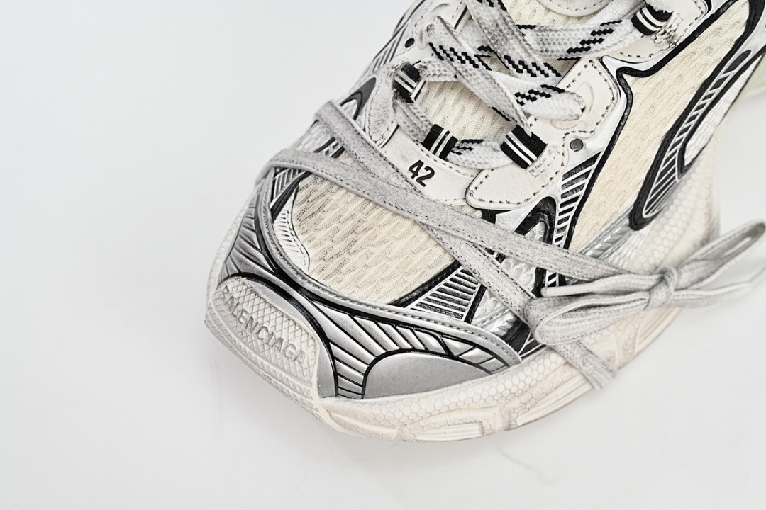 Balenciaga Silver Rice White Black W1RB5 0352