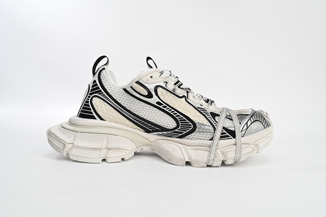 Balenciaga Silver Rice White Black W1RB5 0352