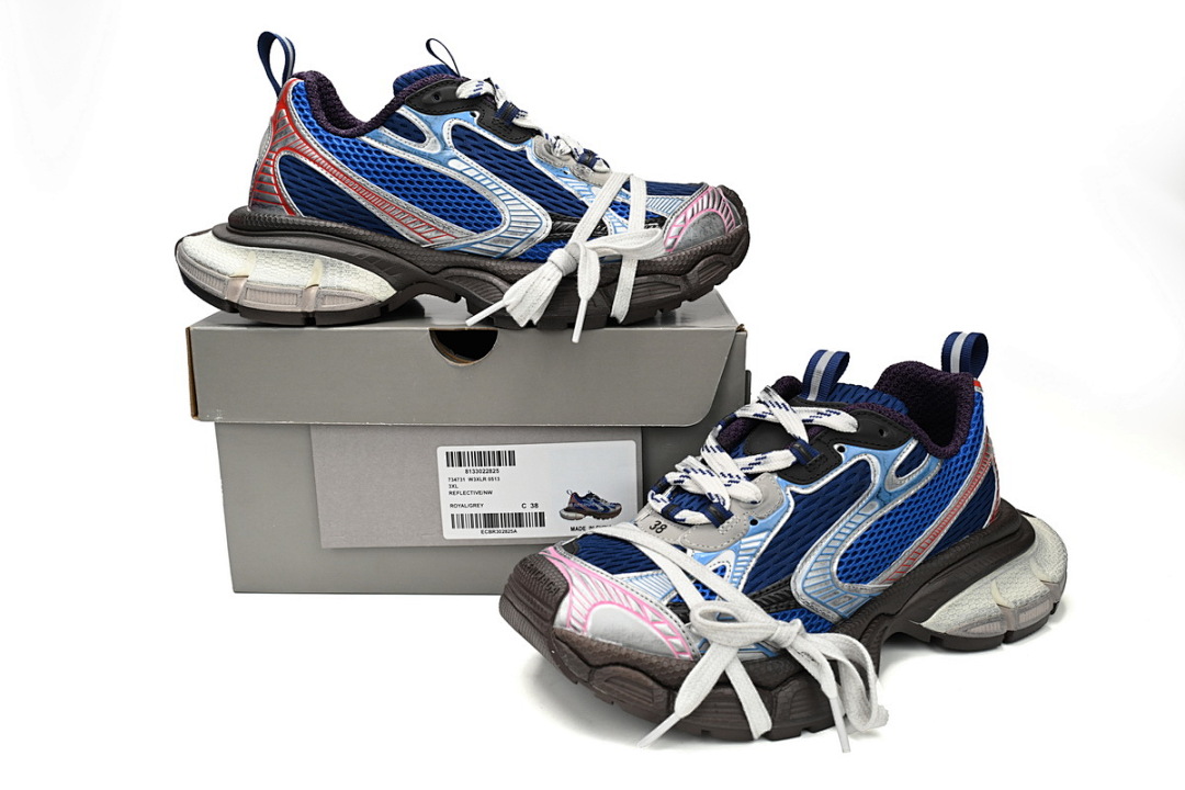 Balenciaga Silver Red and Blue W1RB5 0513