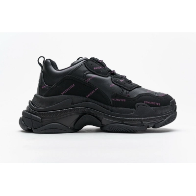  Balenciaga Triple S Letter Negro Rosa W2FA1 1022 02
