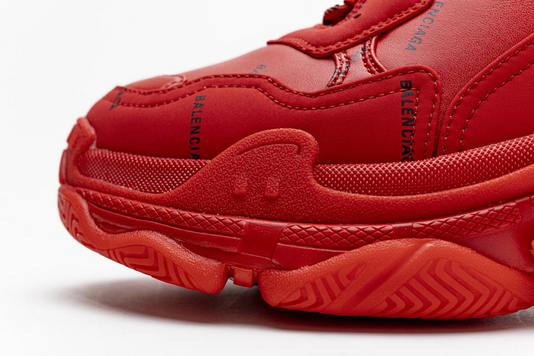 Balenciaga Triple S Letter Bright Red W2FA1 7632 