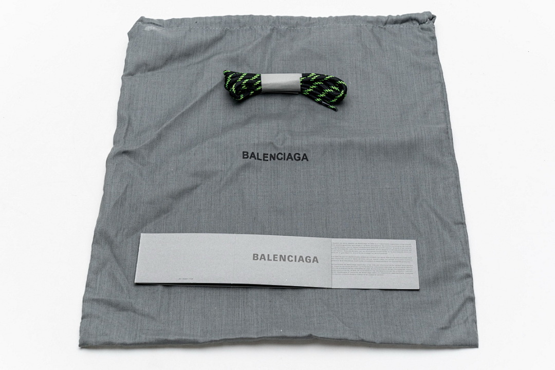 Balenciaga Triple S Letter Fluorescent Green W2FA1 7633 