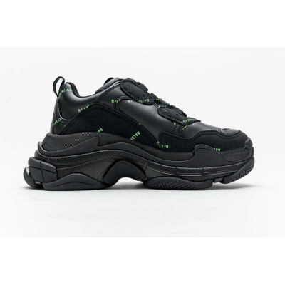Balenciaga Triple S Letter Verde fluorescente W2FA1 7633  02