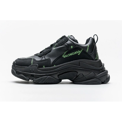 Balenciaga Triple S Letter Verde fluorescente W2FA1 7633  01
