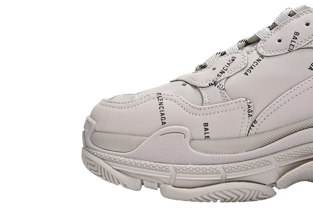 Balenciaga Triple S Letter Beige W2FA1 9710 