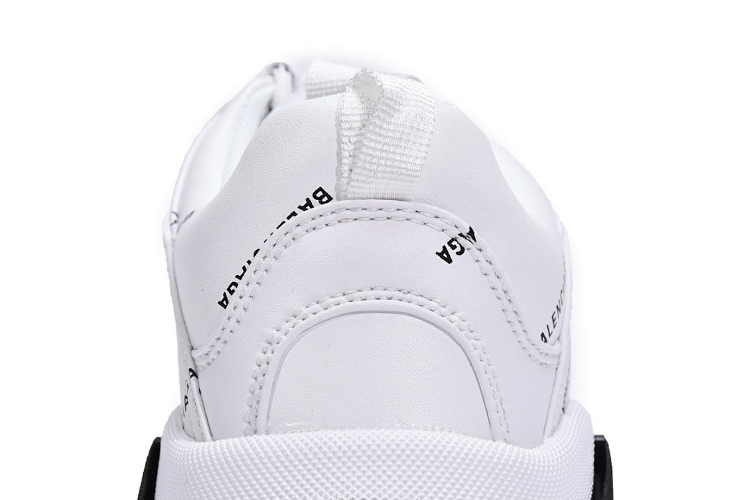  Balenciaga Triple S Letter White Rose Red W2FA4 9155 