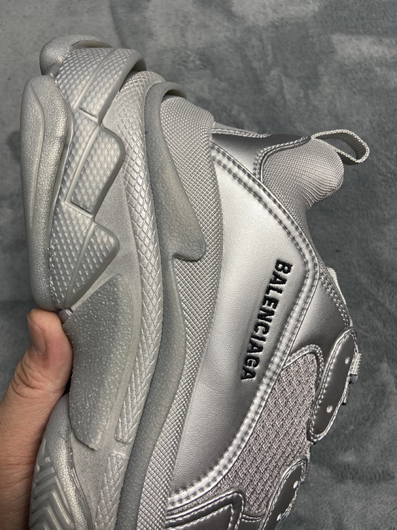 Balenciaga Triple S Light Gray Silver W2FS2 8100 