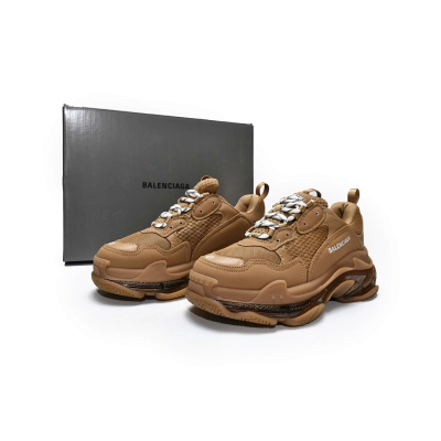 W2GA1 2706 Balenciaga Triple S Brown 02