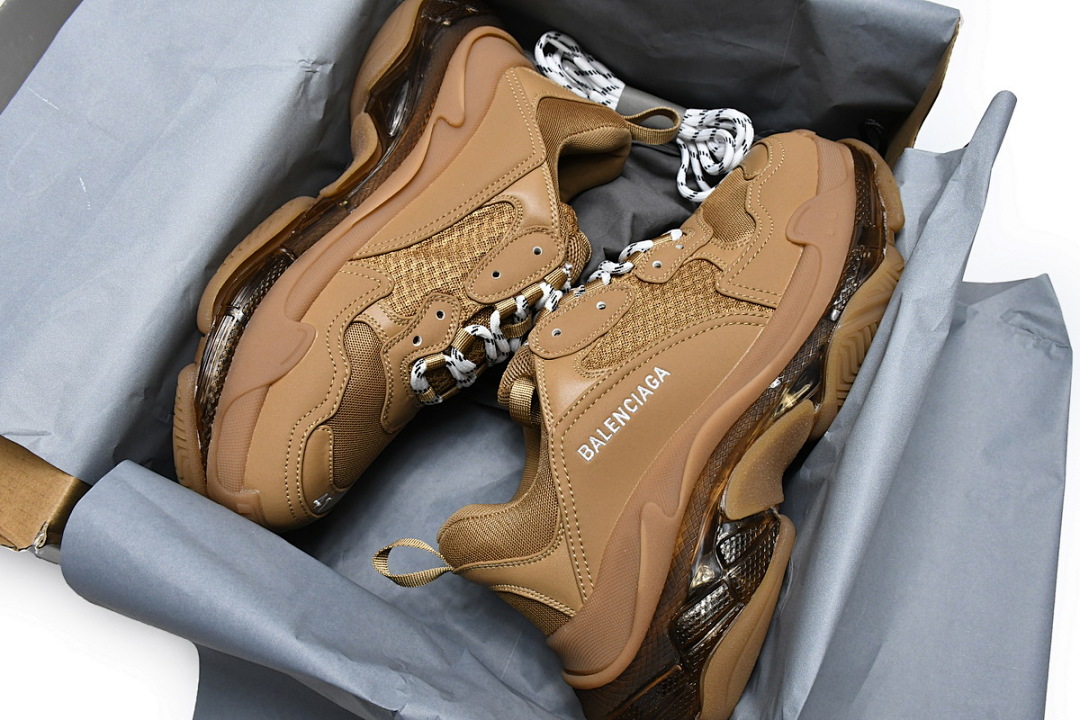 W2GA1 2706 Balenciaga Triple S Brown