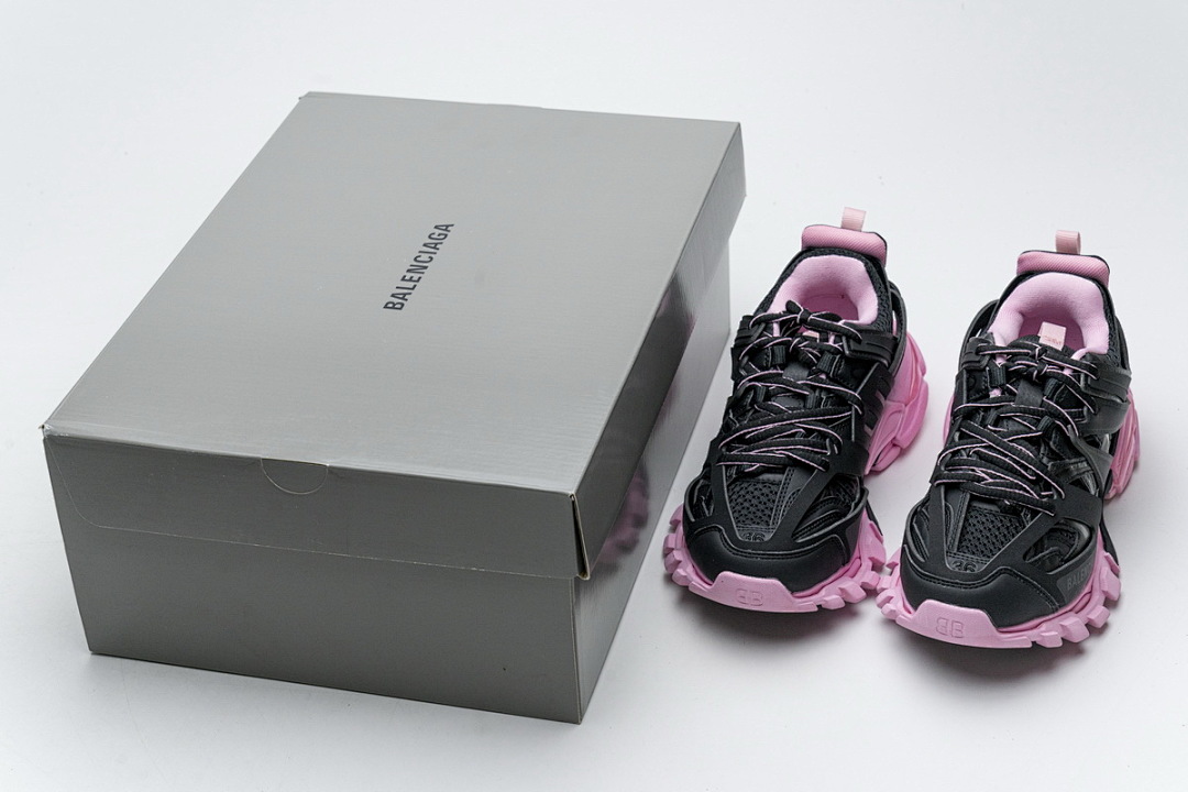 Balenciaga Track Open Negro Rosa W2LA1 4800