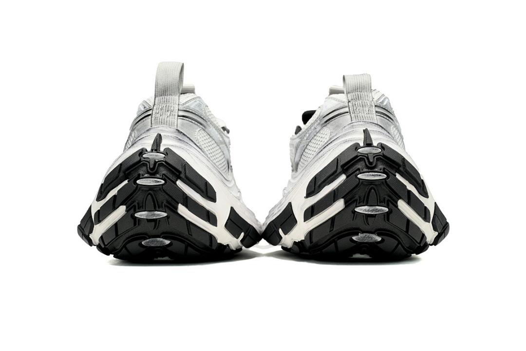 Balenciaga Cargo Sneaker White Black Silver W2MV2 9110