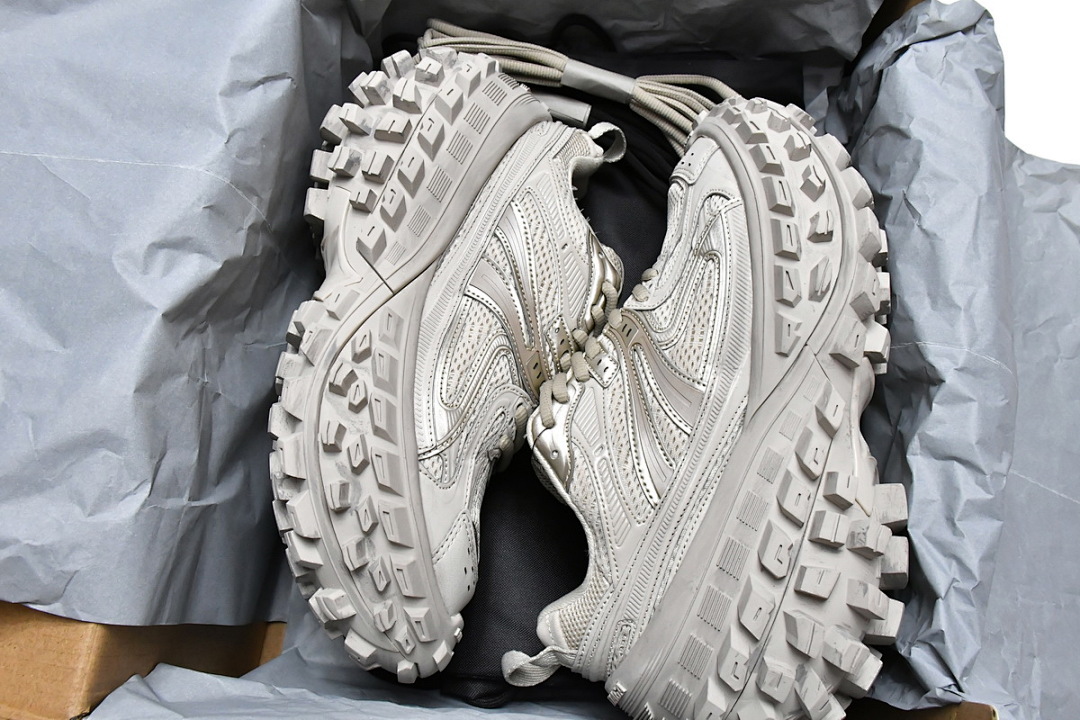 Zapatillas Balenciaga 10XL, beige, gris y blanco, W2RA6 9700
