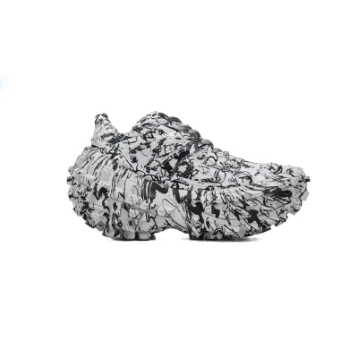Zapatillas Balenciaga 10XL blancas y negras con estampado de grafitis W2RAM 9010 02
