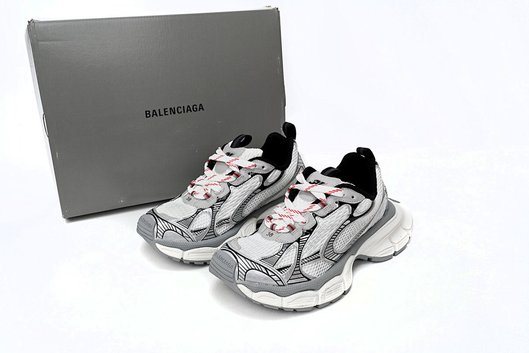 Balenciaga Track Grey White Red Sneaker W2RB5 2801