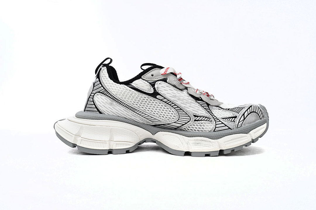 Balenciaga Track Grey White Red Sneaker W2RB5 2801