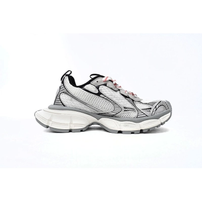 Baskets Balenciaga Track grises, blanches et rouges W2RB5 2801 02