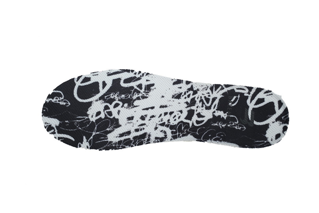 Zapatillas Balenciaga 10XL, negro y blanco, estampado de grafitis, W2RG1 9015