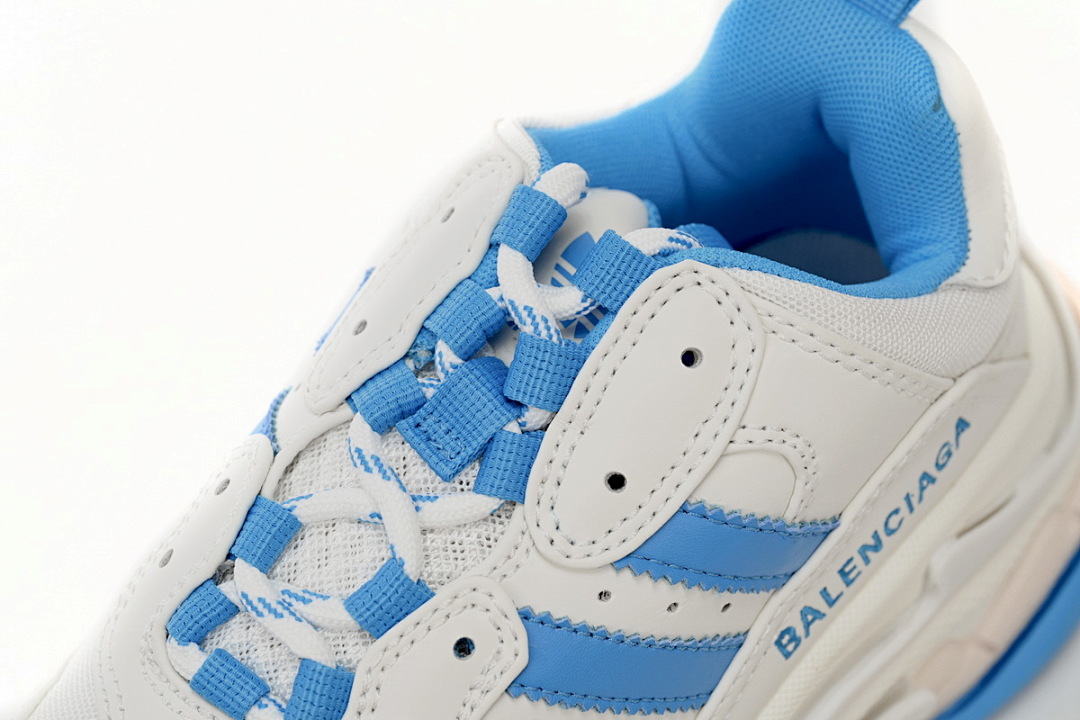  adidas  Balenciaga Triple S con rayas blancas y azules W2ZB3 9040