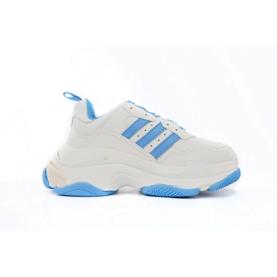  adidas  Balenciaga Triple S con rayas blancas y azules W2ZB3 9040 02