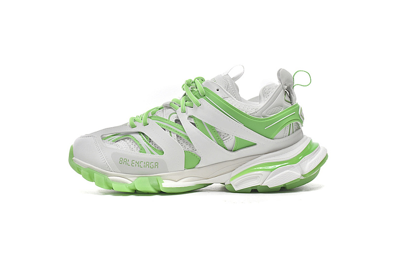 Baskets de sport Balenciaga, blanc et vert, W3HL1 9535