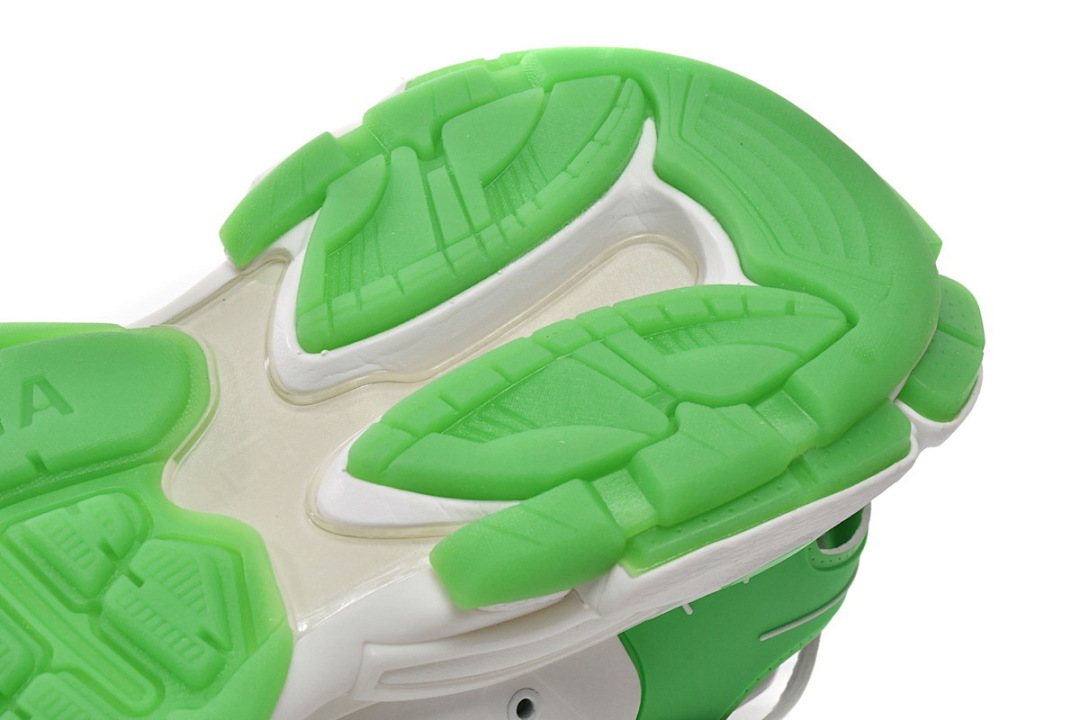 Baskets de sport Balenciaga, blanc et vert, W3HL1 9535