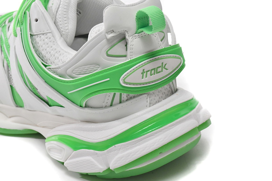 Baskets de sport Balenciaga, blanc et vert, W3HL1 9535