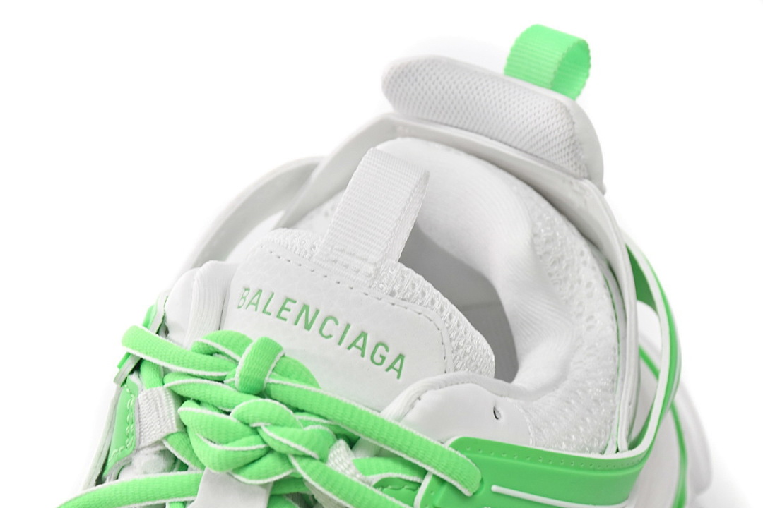Baskets de sport Balenciaga, blanc et vert, W3HL1 9535