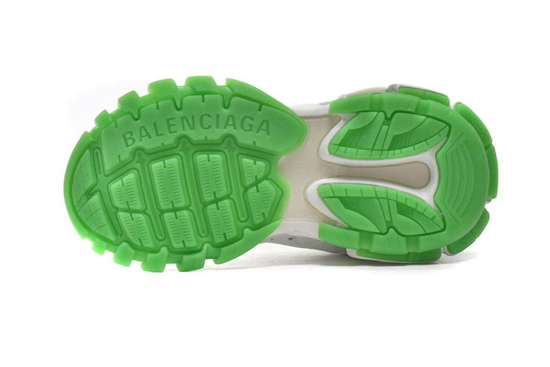 Baskets de sport Balenciaga, blanc et vert, W3HL1 9535