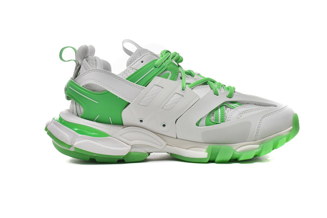 Baskets de sport Balenciaga, blanc et vert, W3HL1 9535